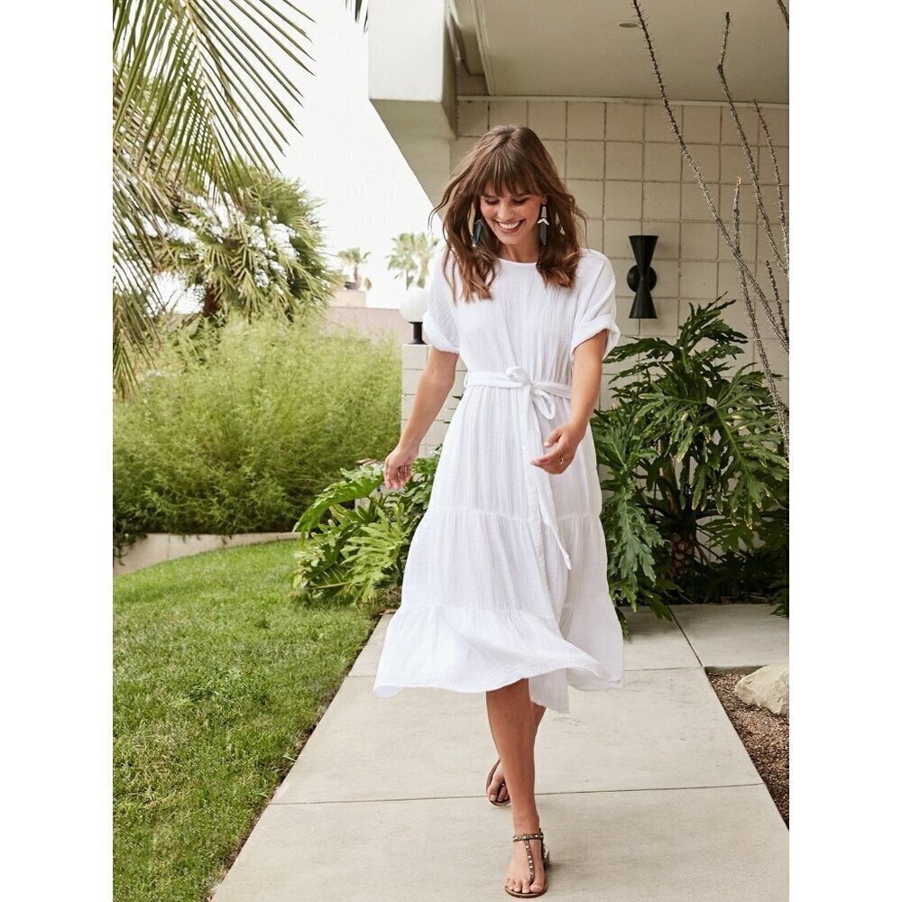 Xirena Aeryn Midi belted Dress XS